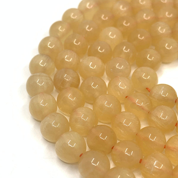 Honey Calcite Beads