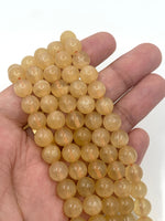 Yellow Honey Calcite Beads