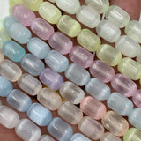 Selenite Pill Shape Beads