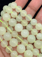 Round Mountain Jade Beads