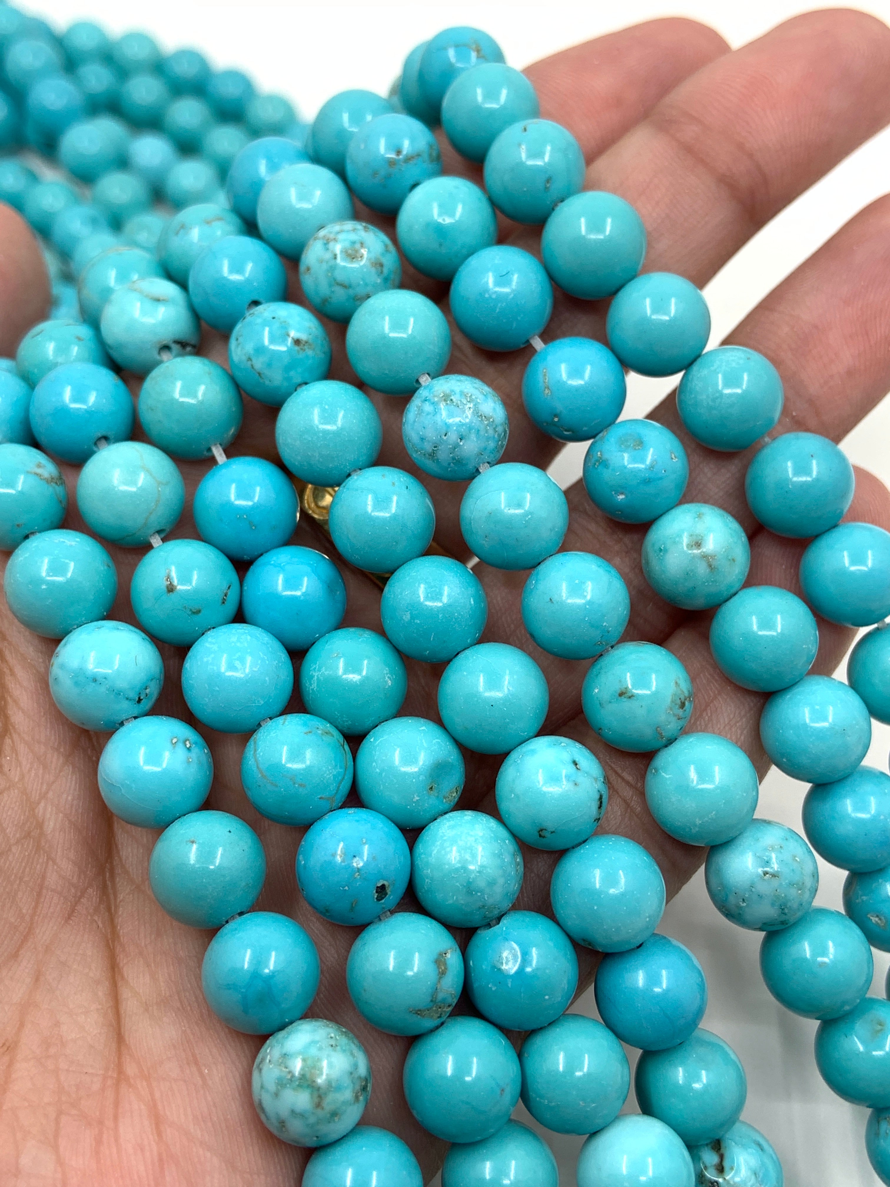 Blue Magnesite Beads