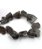 Raw Smoky Quartz Beads