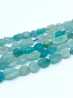 Blue amazonite nuggets