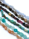 7mm x 10mm gemstone nuggets