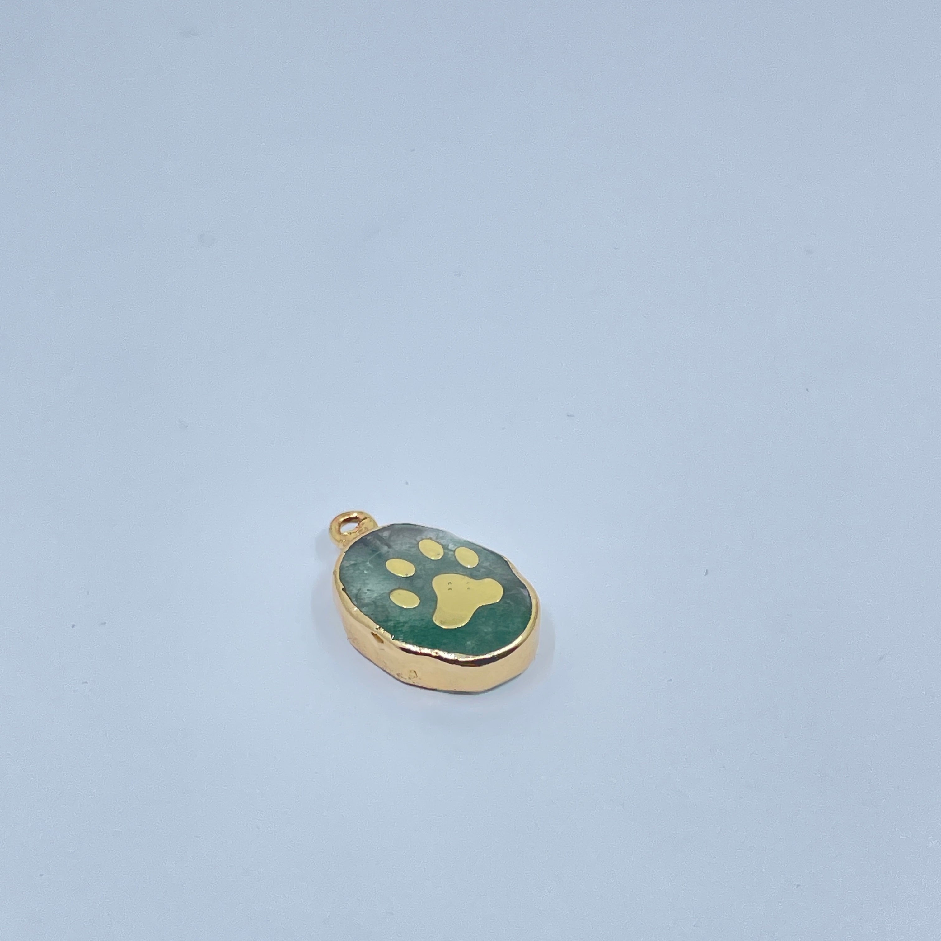 Strawberry Quartz Paw Pendant