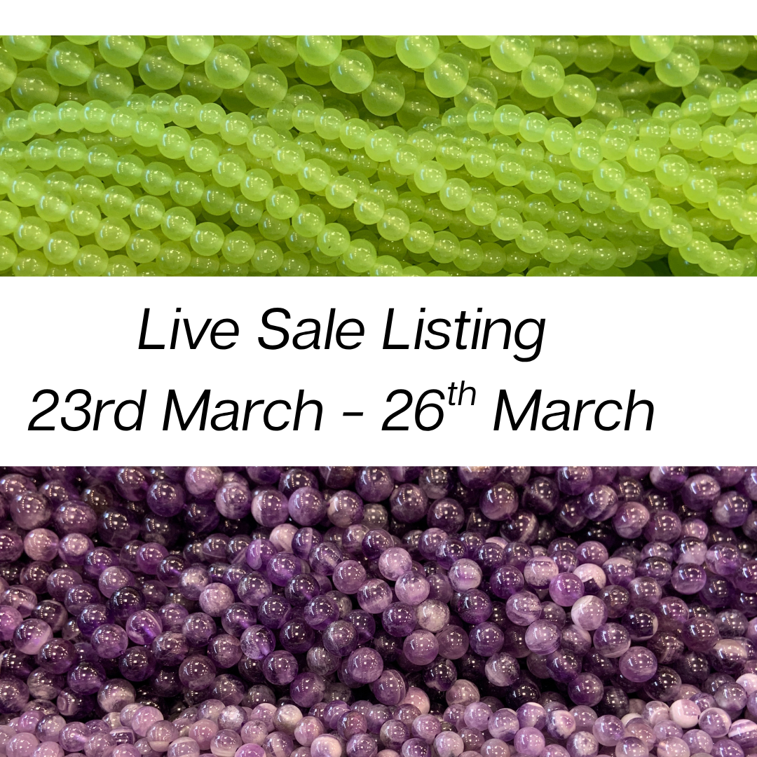 Live Sale Listing For March 23rd - March 26th agatebrain ( 25 items of beads & findings )