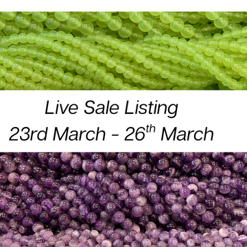 Live Sale Listing For March 23rd - March 26th agatebrain ( 25 items of beads & findings )