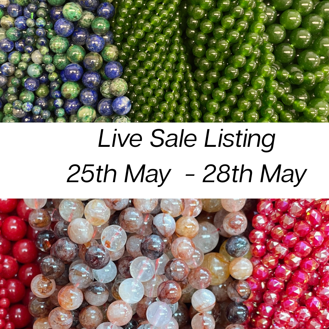 Live Sale Listing For 25th May - 28th May footprintsdesigns  ( 6 items of beads & findings ) (Copy)