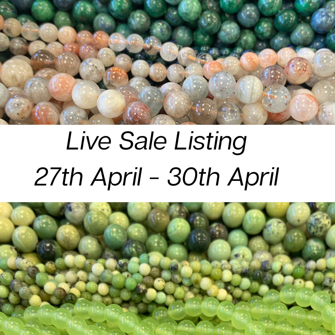 Live Sale Lisiting For 27th April - 30th April agatebrain ( 34 items of beads & findings )