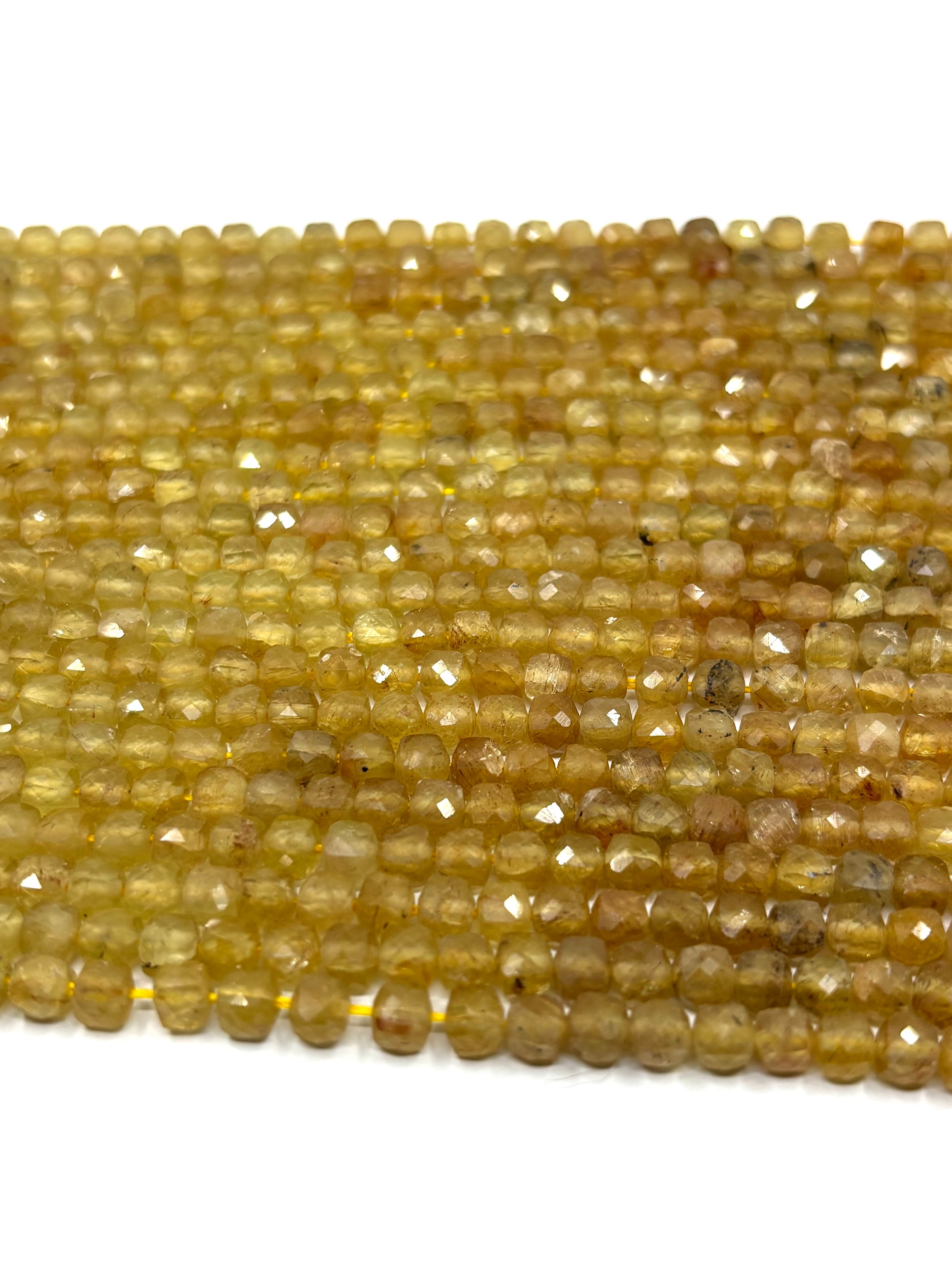 4mm x 4mm Yellow Opal