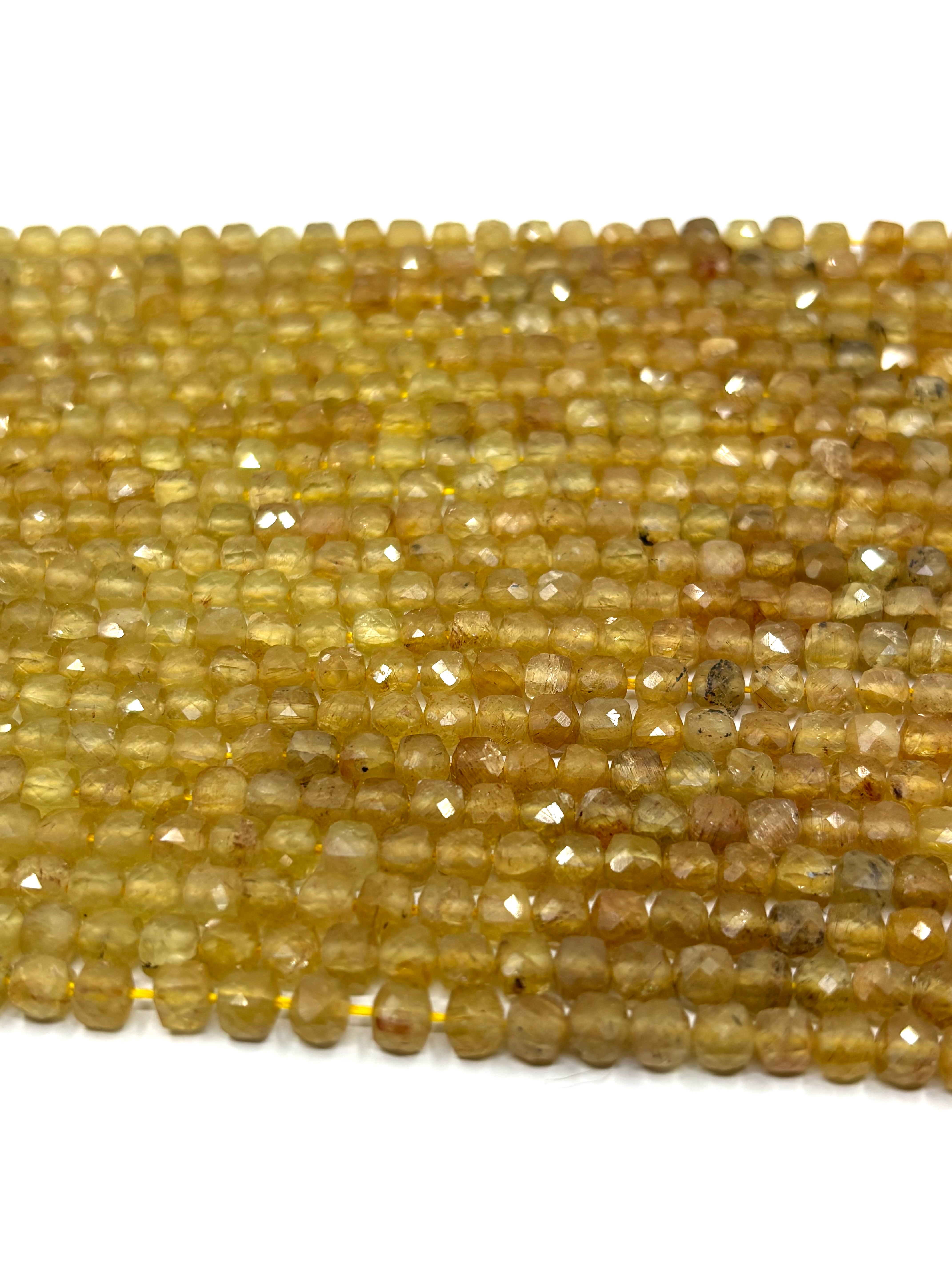4mm x 4mm Yellow Opal