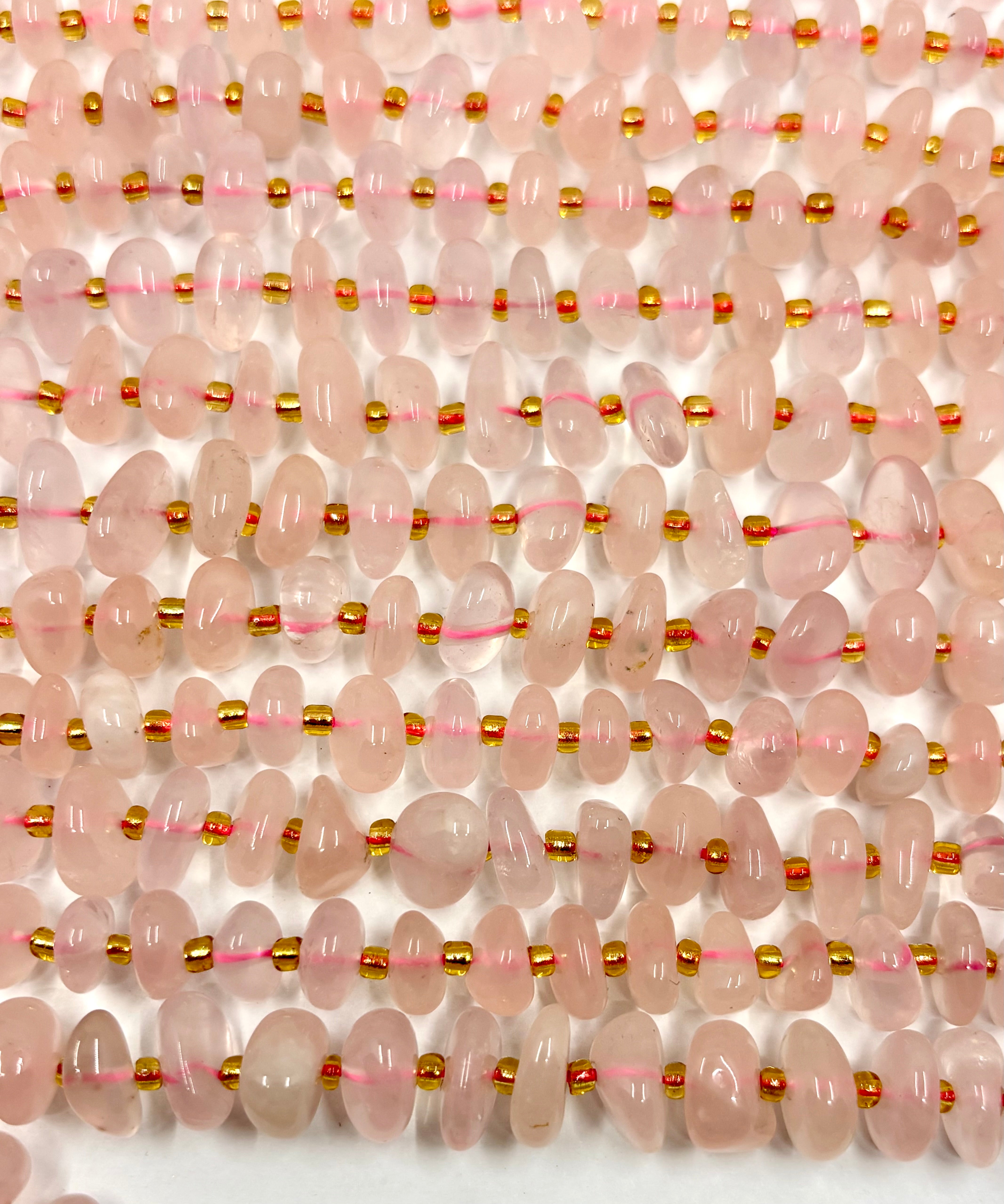 Rose Quartz Flat Nuggets | Bellaire Wholesale