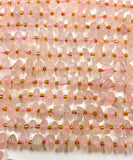 Rose Quartz Flat Nuggets