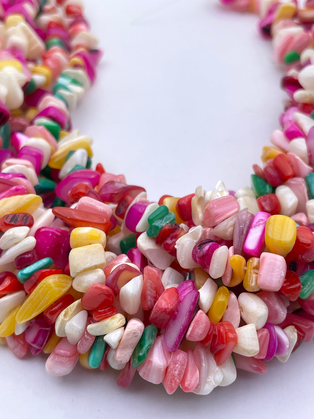 Colorful MOP Chips beads
