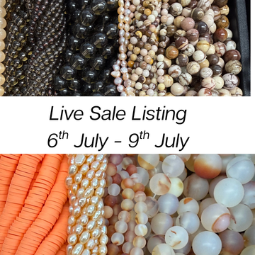 Live Sale Listing For 6th July - 9th July  _clbeads_ ( 119 items of beads & findings)