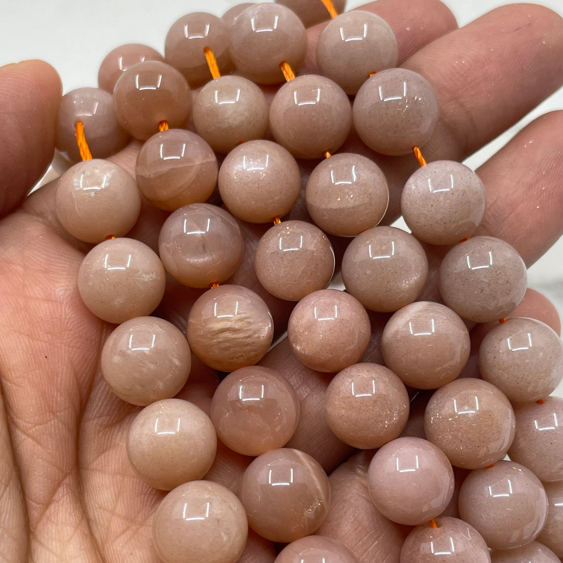 6mm Sunstone Bead