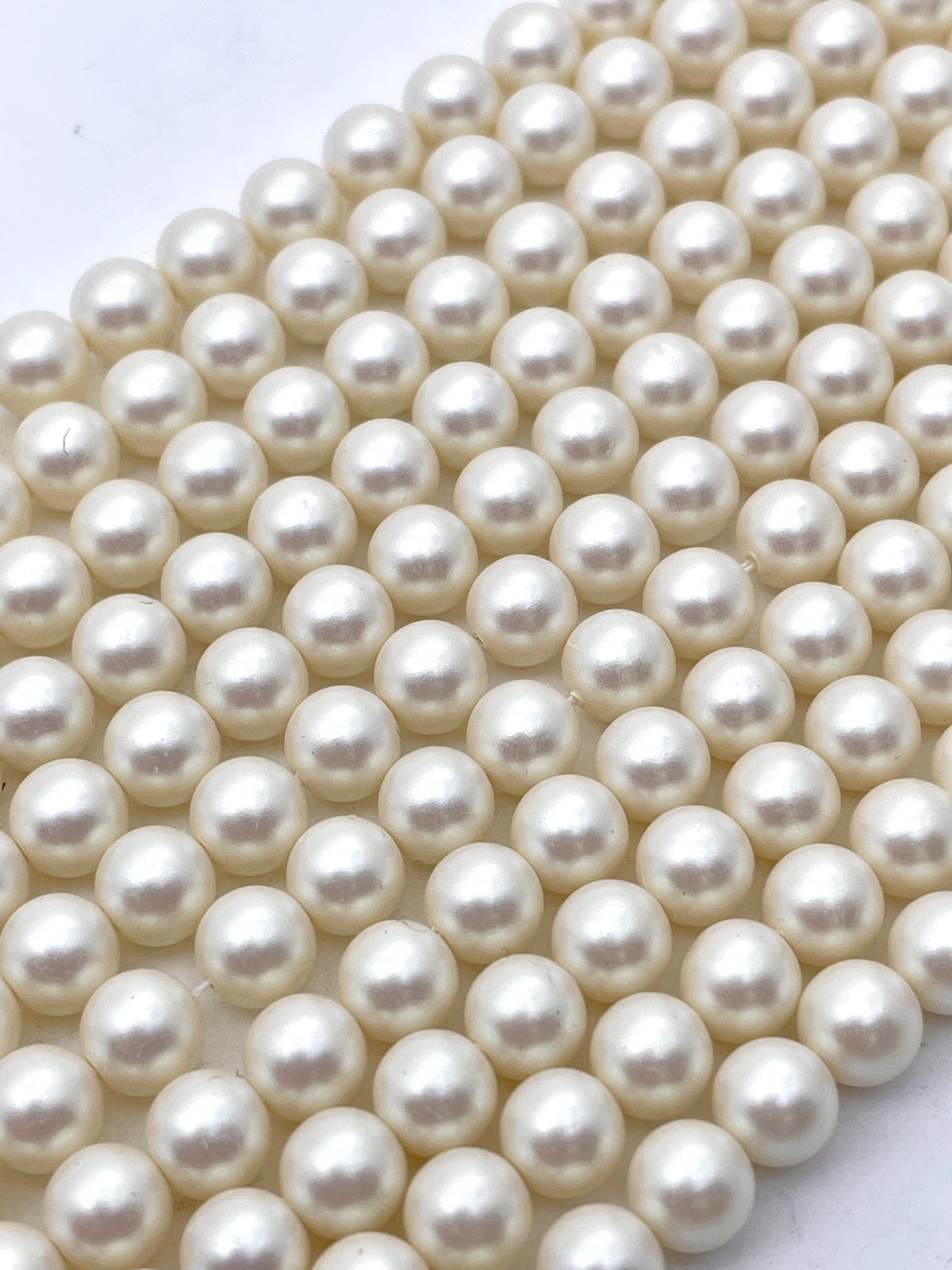 Pearlescent Ivory Shell Pearls
