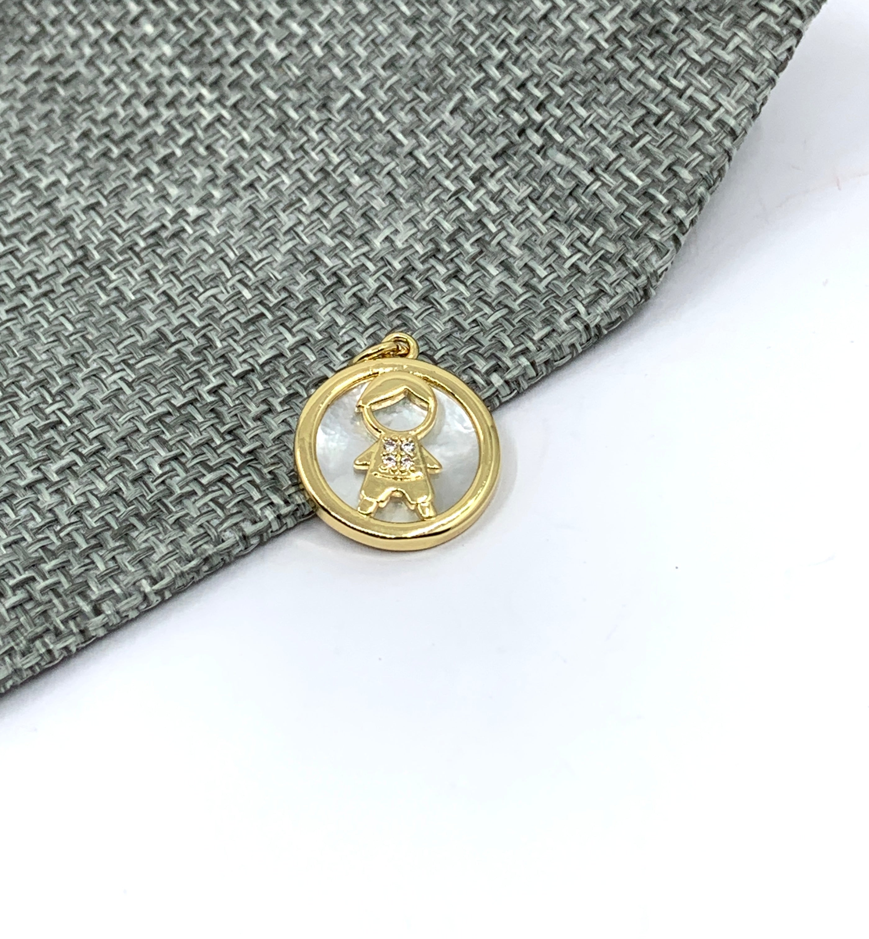 Cute baby boy charm pendant
