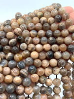 Black Moonstone Beads