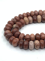 Brown Jasper Rondelle Beads