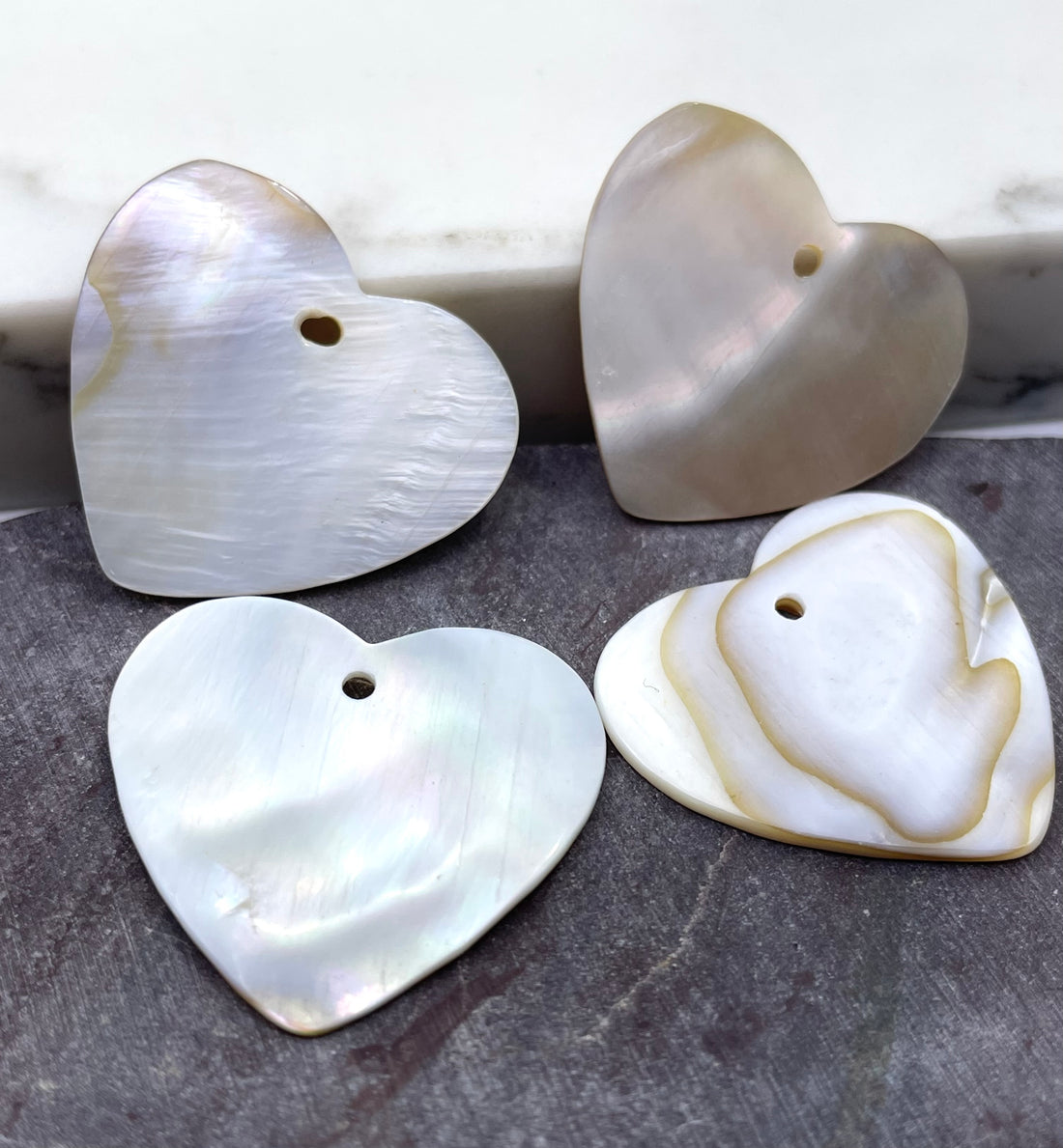 Heart Mother of Pearl Pendant (1pc)