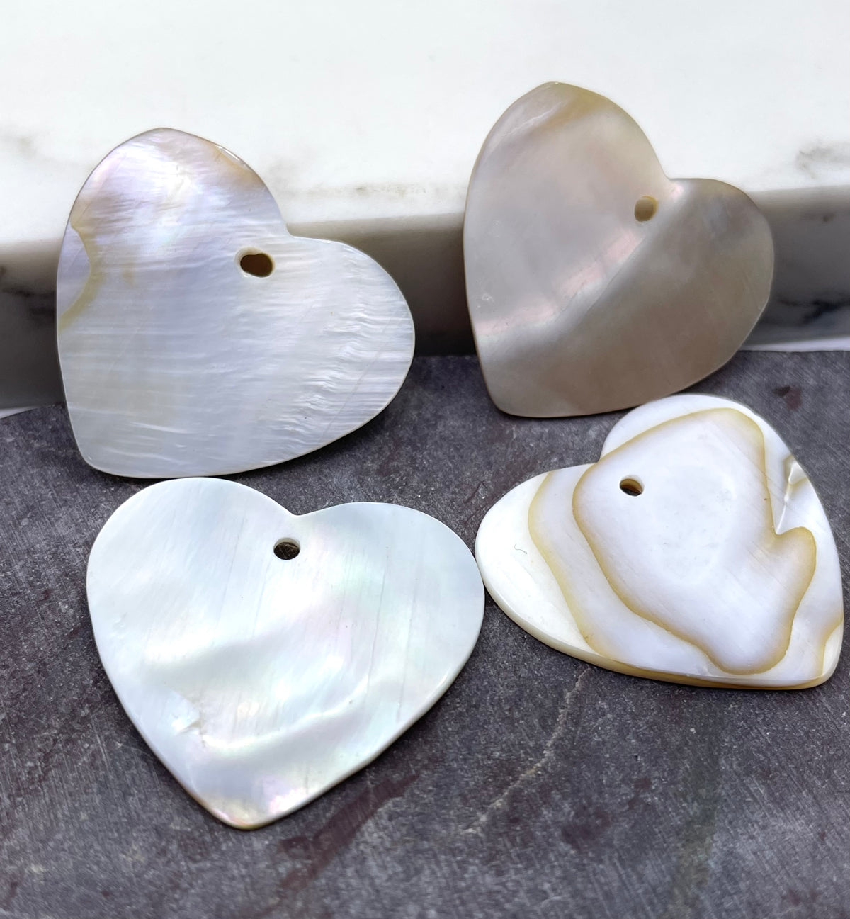 Heart Mother of Pearl Pendant (1pc)