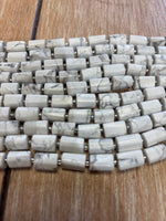 Gemstone Tubes, 12mm x 6mm Cylinder Tubes