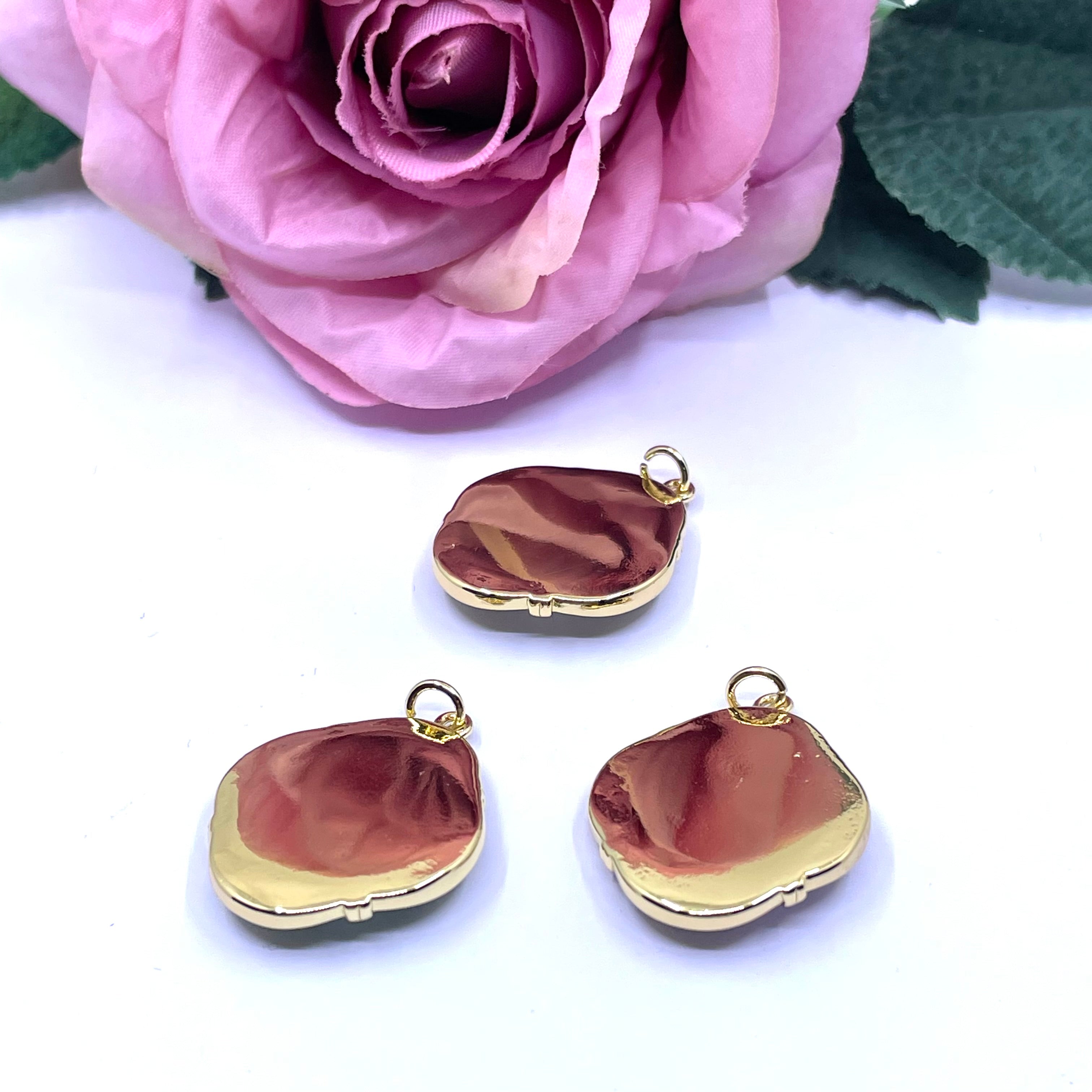 Back side of tulip pendant