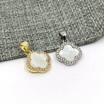 Mother of Pearl Clover Pendant