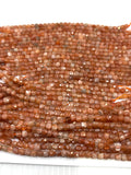 4mm x 4mm Cube Sunstone