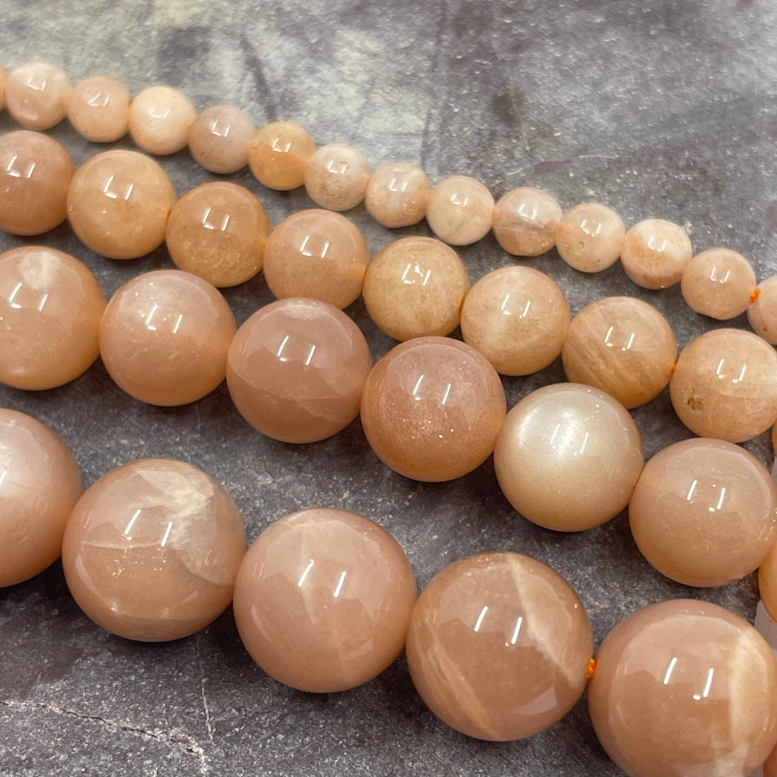 4mm Sunstone Bead