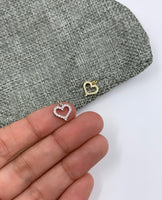 Cute heart necklace charm