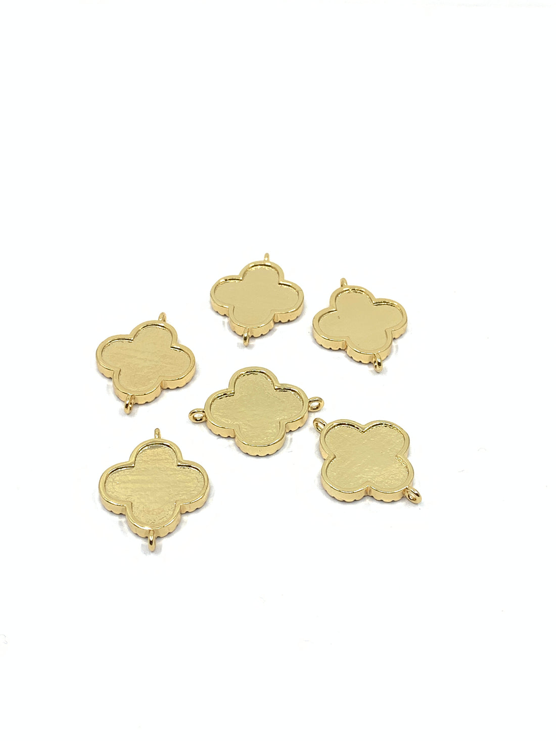 Enamel Clover Connectors