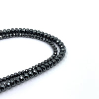 Jewelry making hematite faceted beads