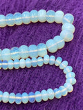 Donut Faceted Opalite Beads for jewelry making