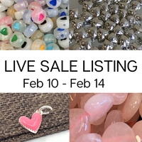Live Sale Listing for Feb 10- Feb 14 anastasiia_u_a ( 30 items of beads & findings)
