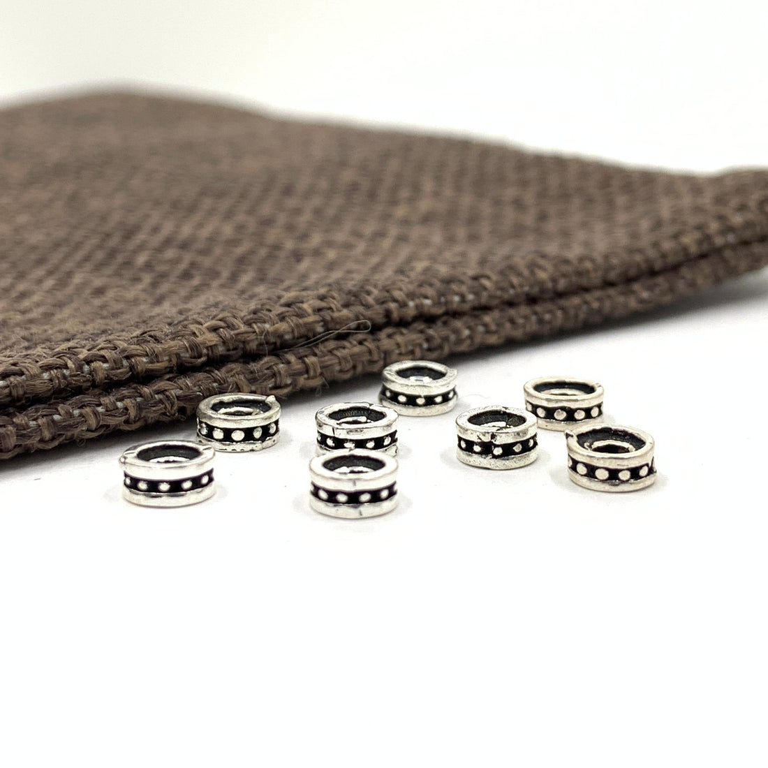 Flat Round Spacer Beads