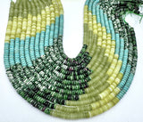 6mm x 2mm Donut Disc Shape Bead Mix Gemstone