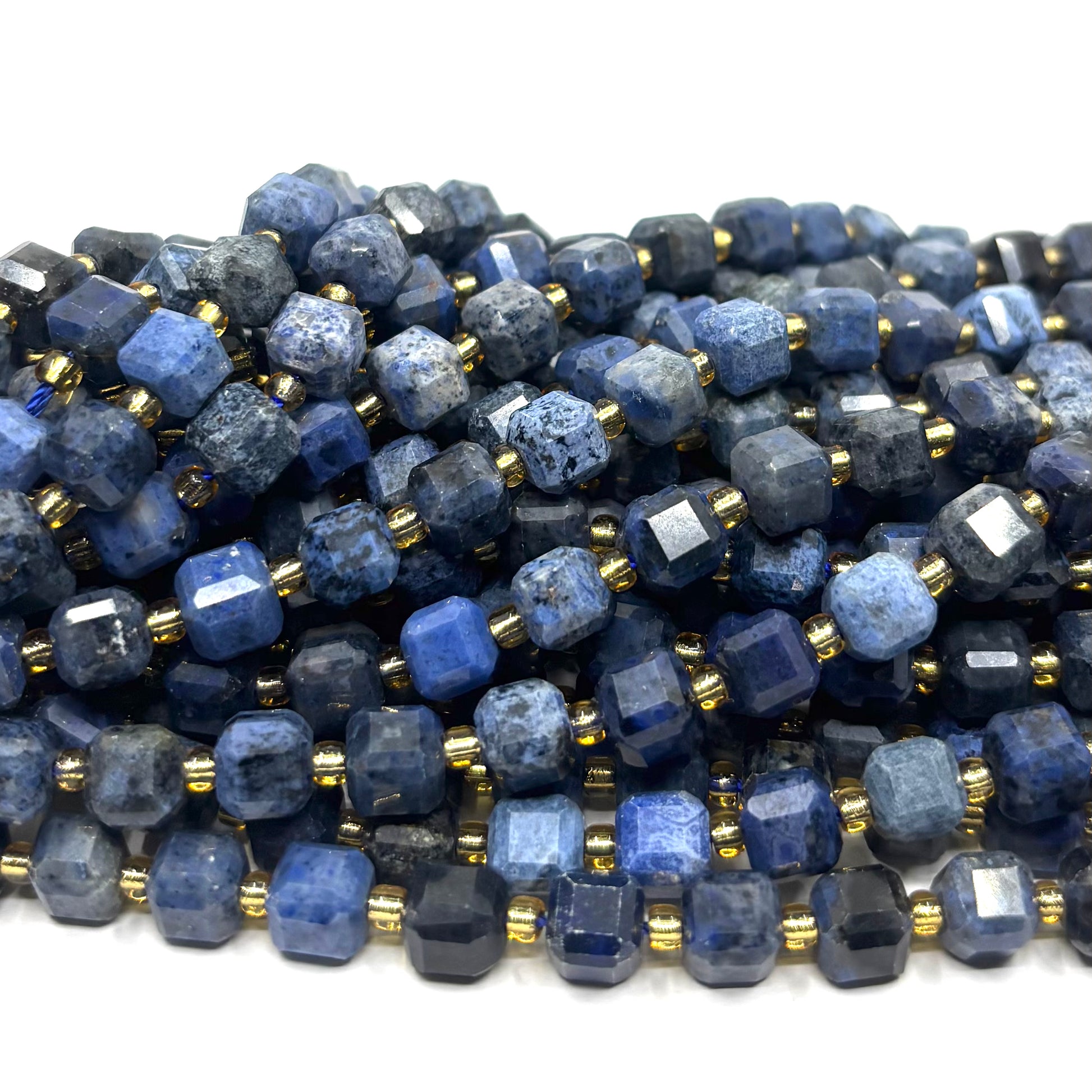 6mm Cube Blue Jasper 