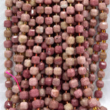 6mm Cube Rhodonite 