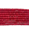 6mm x 2mm Donut Disc Shape Bead Ruby Red Jade