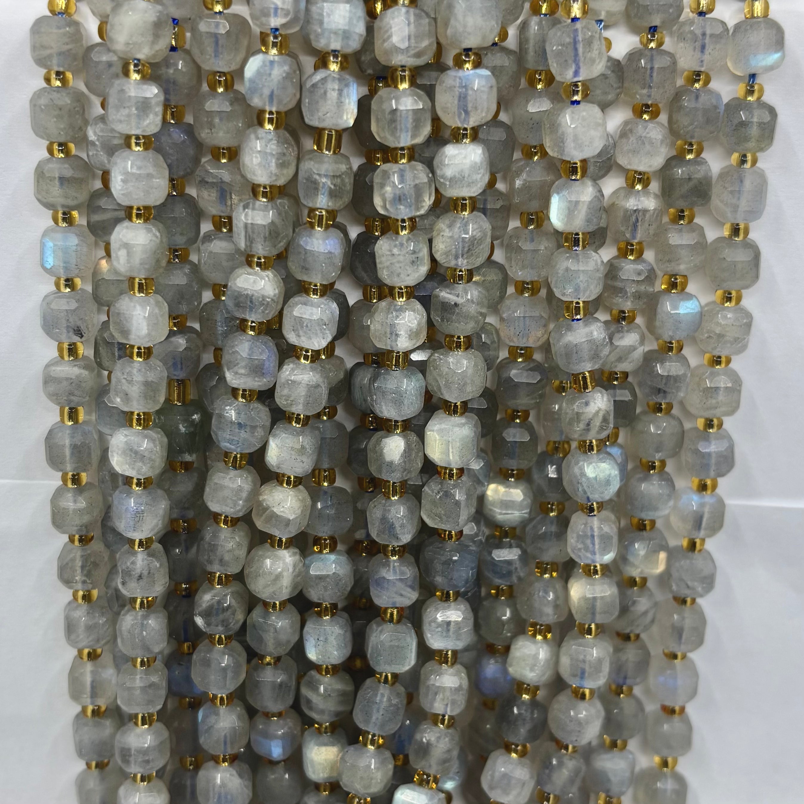 6mm Cube Labradorite Cubes