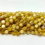 6mm Yellow Opal Cube