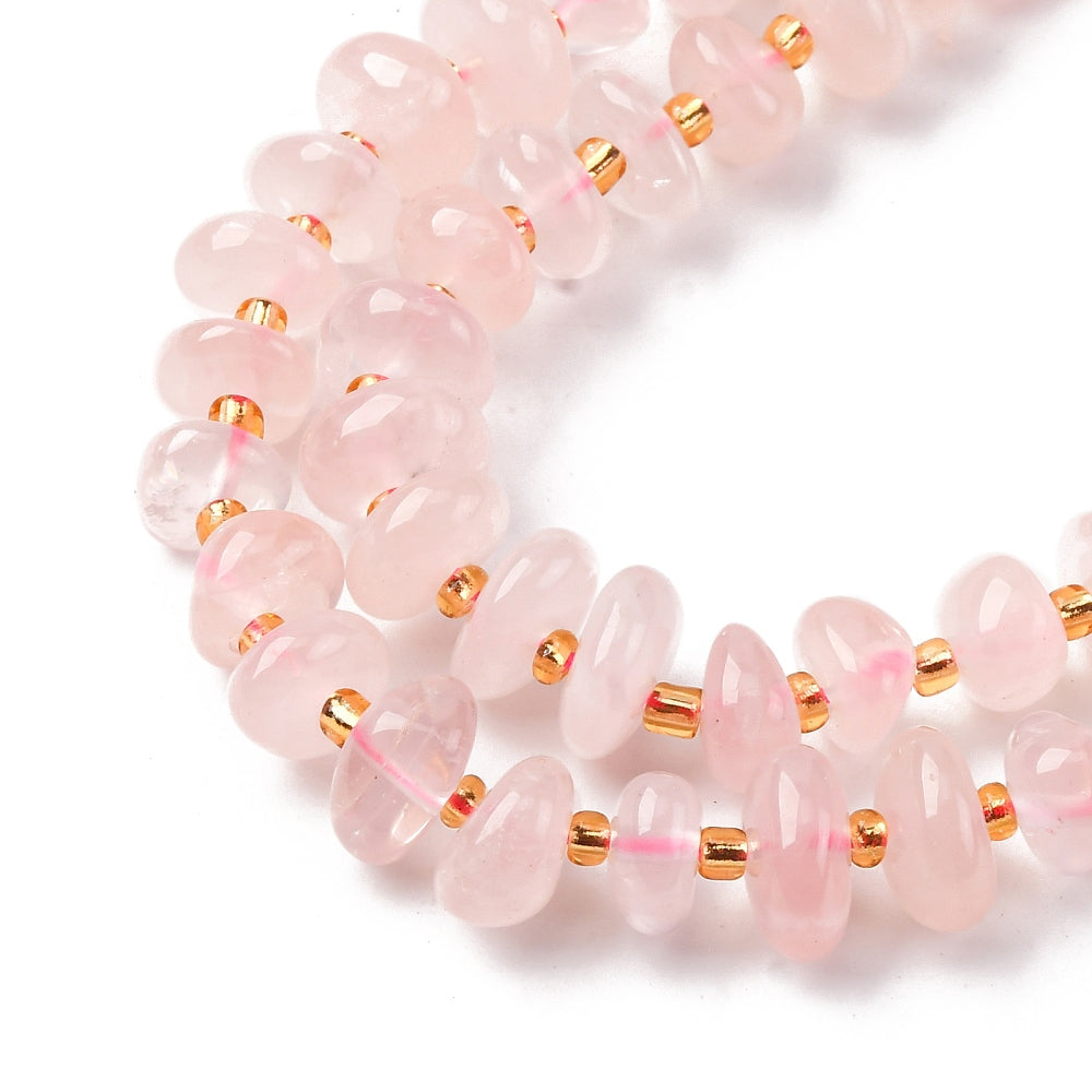 Rose Quartz Flat Nuggets | Bellaire Wholesale