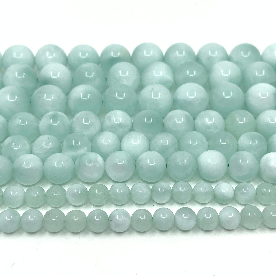 Green Angelite Beads