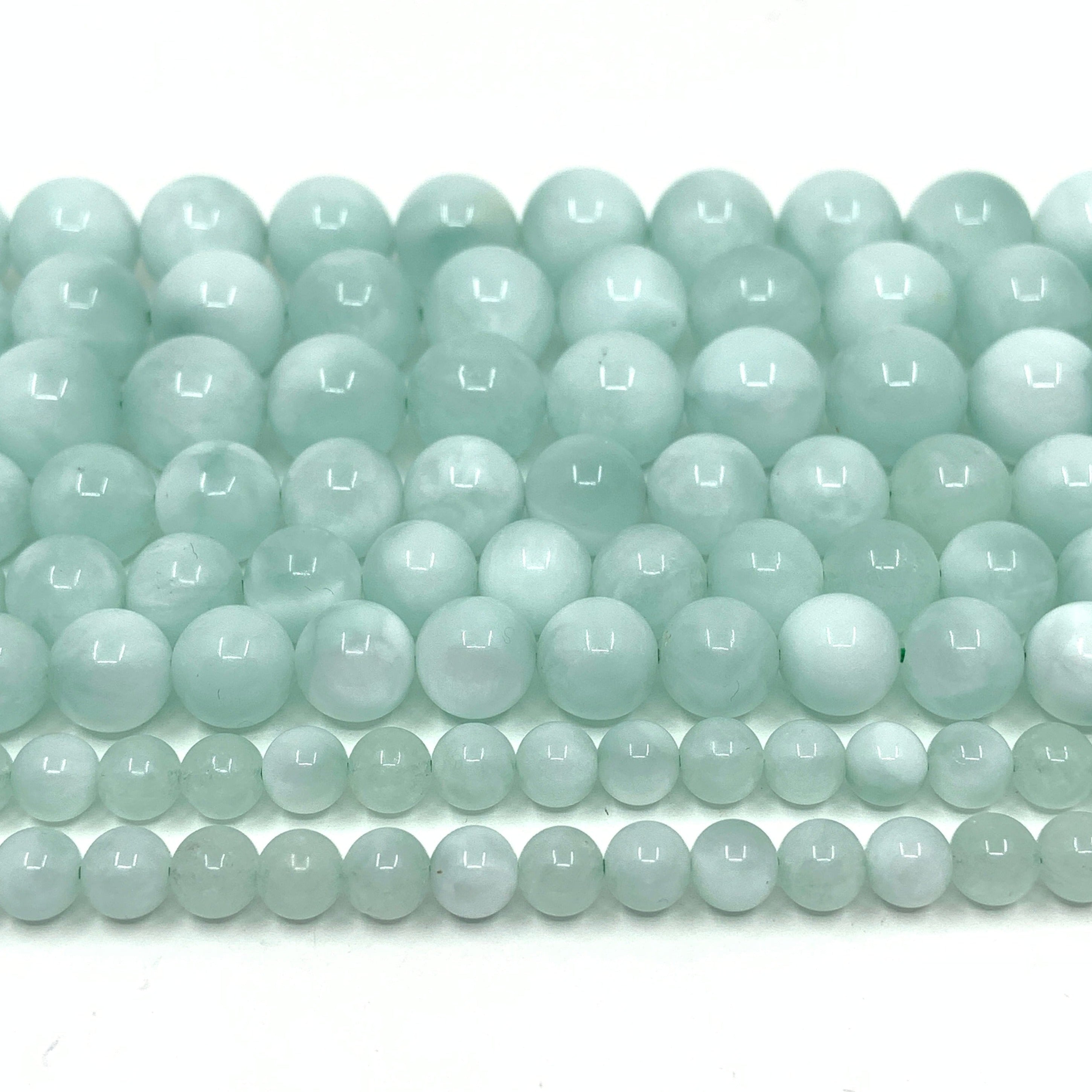 Green Angelite Beads