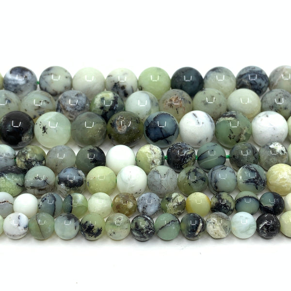 Green Opal Round Beads