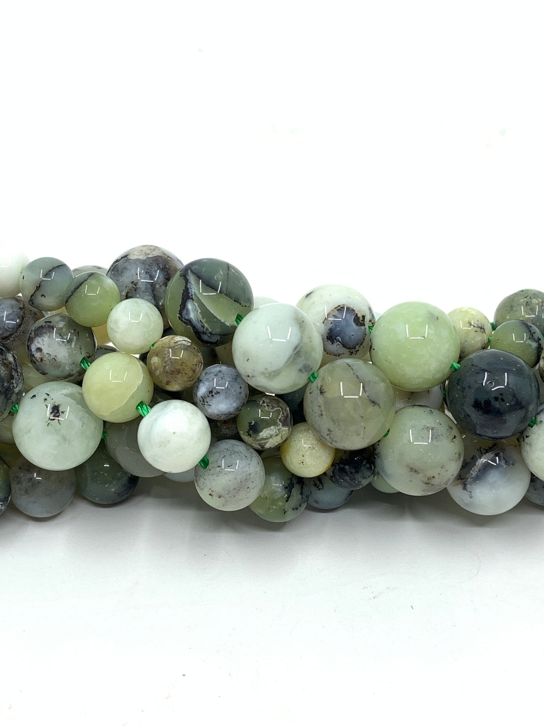 Green Opal Round Beads