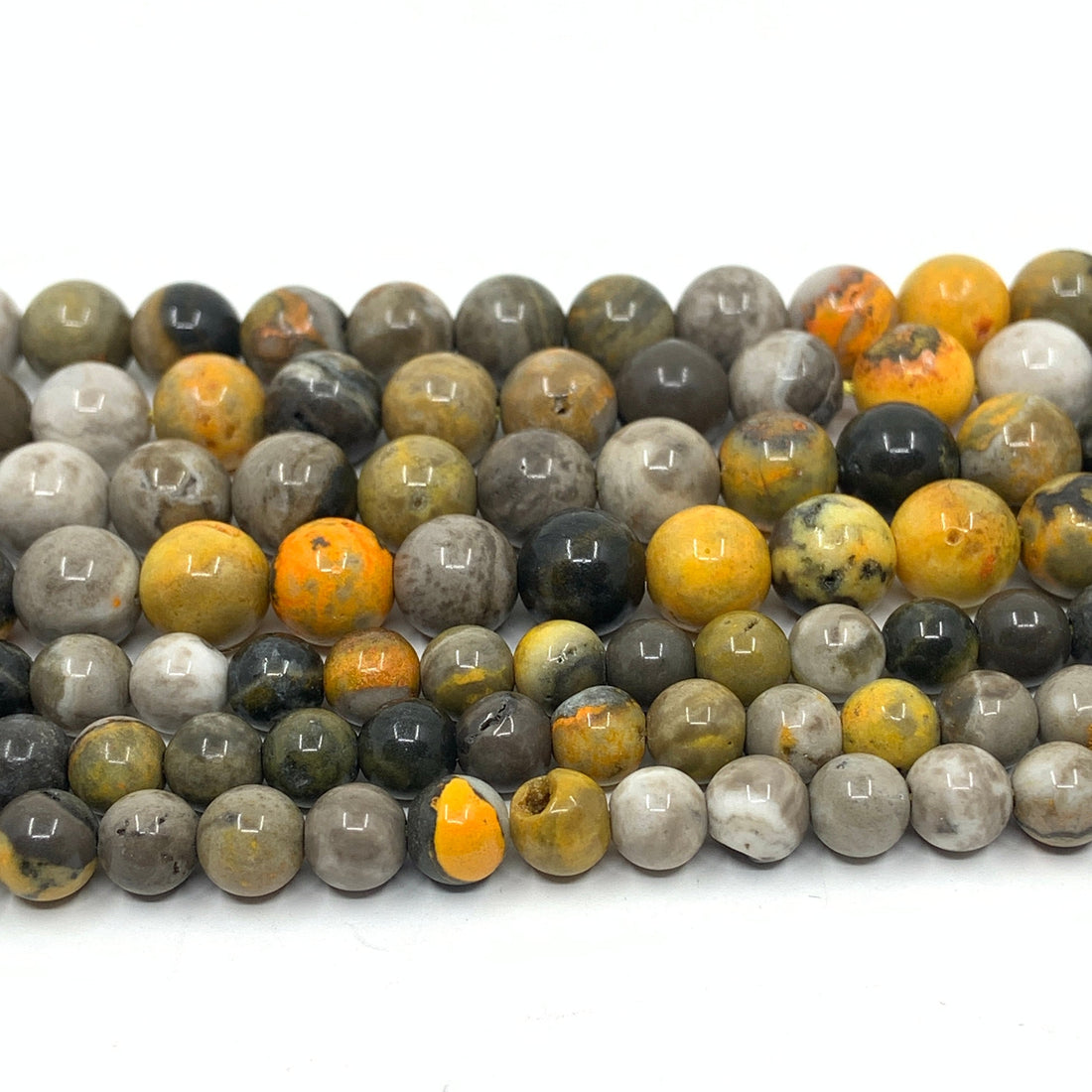 Bumble Bee Jasper Beads 