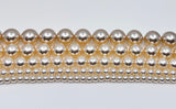 Ivory Shell Pearls, 4mm, 6mm, 8mm 10mm 12mm